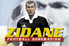 Zidane Football Generation Title Screen